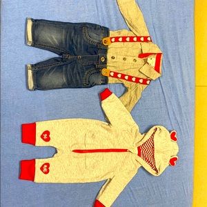 Size Newborn Valentine’s Day outfits